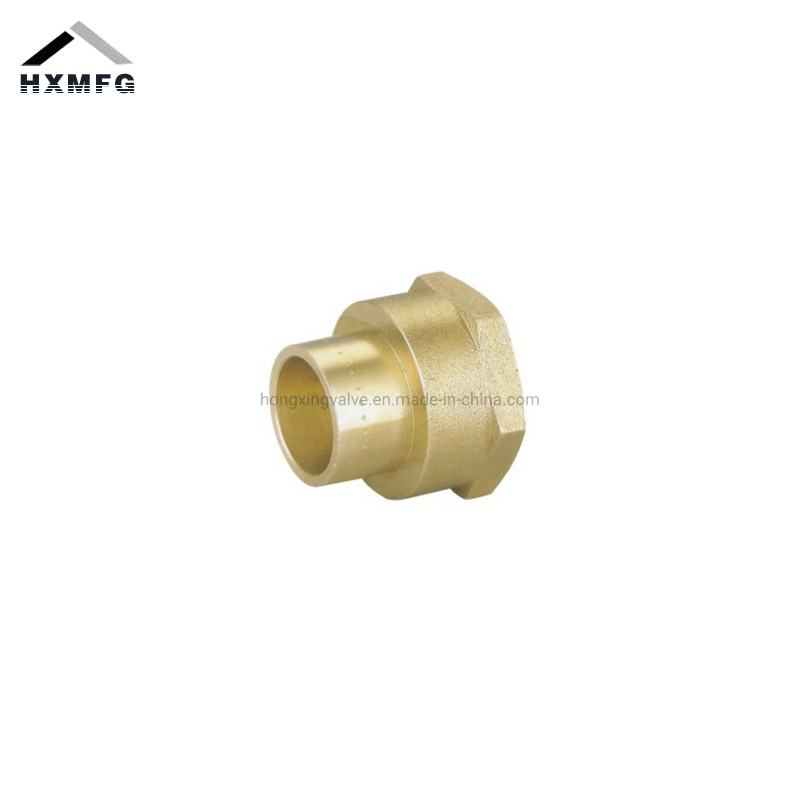 Brass Made Compression Thread Soldering Cap for Copper Tube