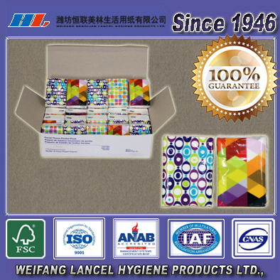 3 Ply Pocket Tissue/Handkerchief Tissue/Facial Tissue/Serviette