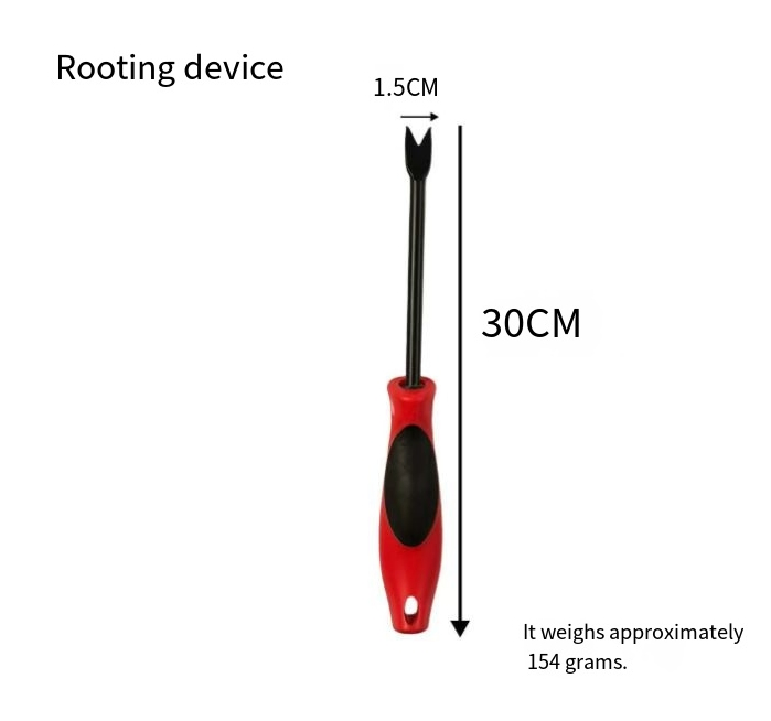 Black 6 PC Indoor Outdoor Garden Planting Transforming Garden Tool Set