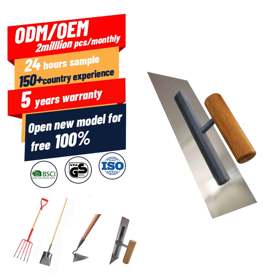 Premium Stainless Steel Trowel for Stucco and Plaster Finishing