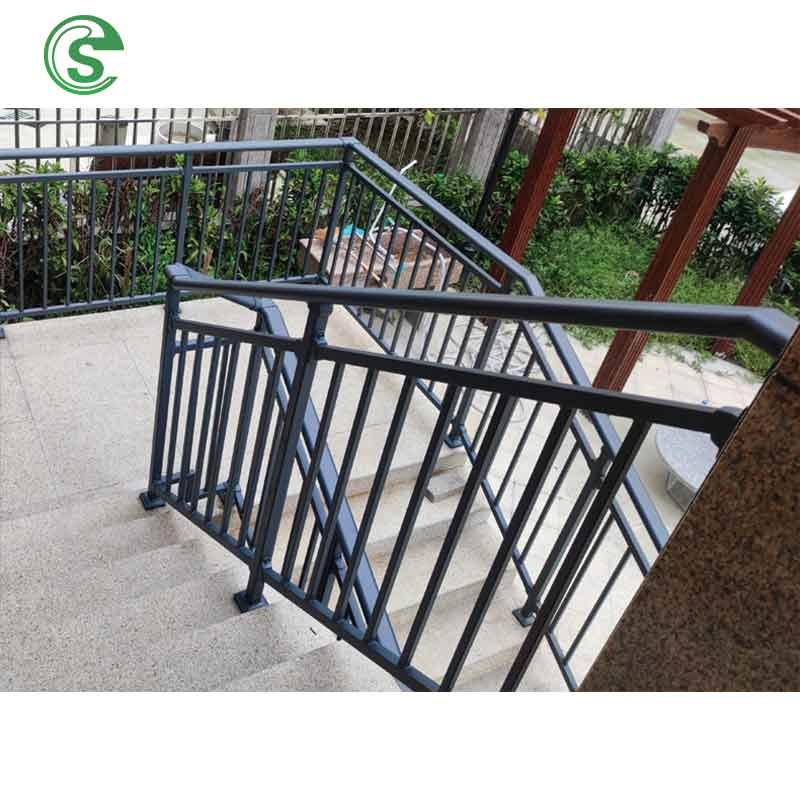 High Quality Modern Iron Stair Railing Balustrade Handrail Guardrail Railing for Outdoor
