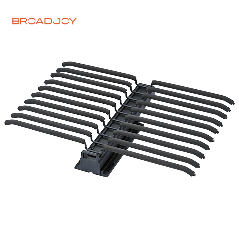 Top Mounted Damped Trousers Storage Rack Hanger Aluminum Closet Organizer Clothing Furniture Wardrobe Sliding Rack