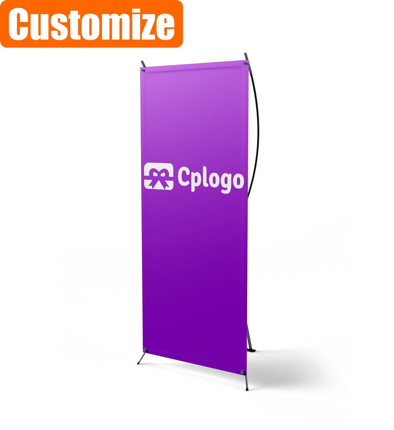 Customized Retractable Quality High European Adjustable Standard Stand Display X Banner