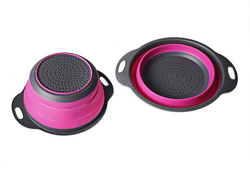 Silicone Filter Water Drain Basket Folding Asphalt Basket
