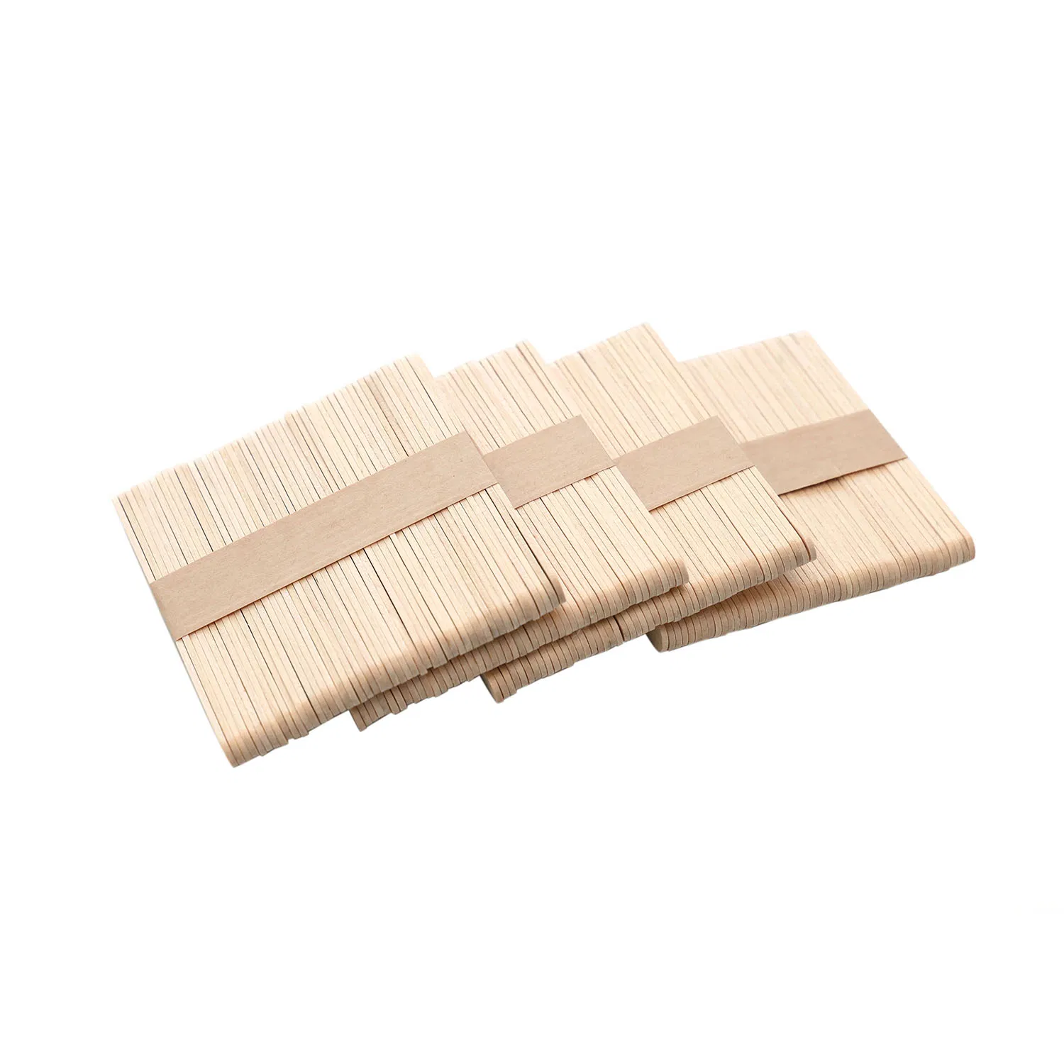 Printed Disposable Wooden Ice Cream Tableware Custom Popsicle Sticks