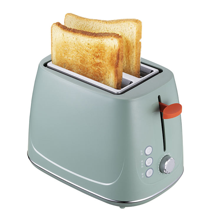 New Design Auto 2 Slices Portable Automatic Fast Heating Bread Toaster