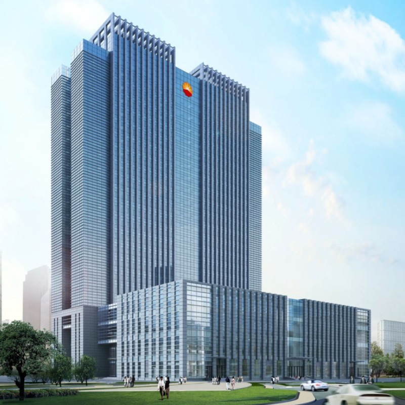 High Quality Exteriror Structural Aluminum Frame Glass Curtain Wall Building Materials