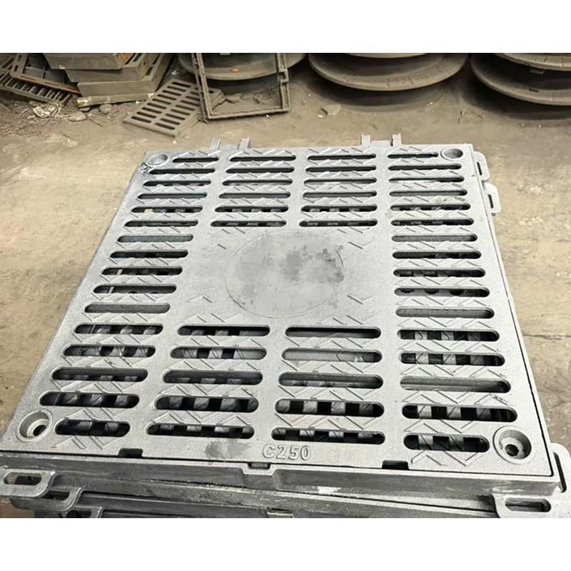 Dk-Fgc 960X960X60 D400 Outdoor Drainage System Casting Ductile Iron Gully Grating