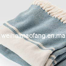 Washable Pure Virgin New Wool Throw Blanket