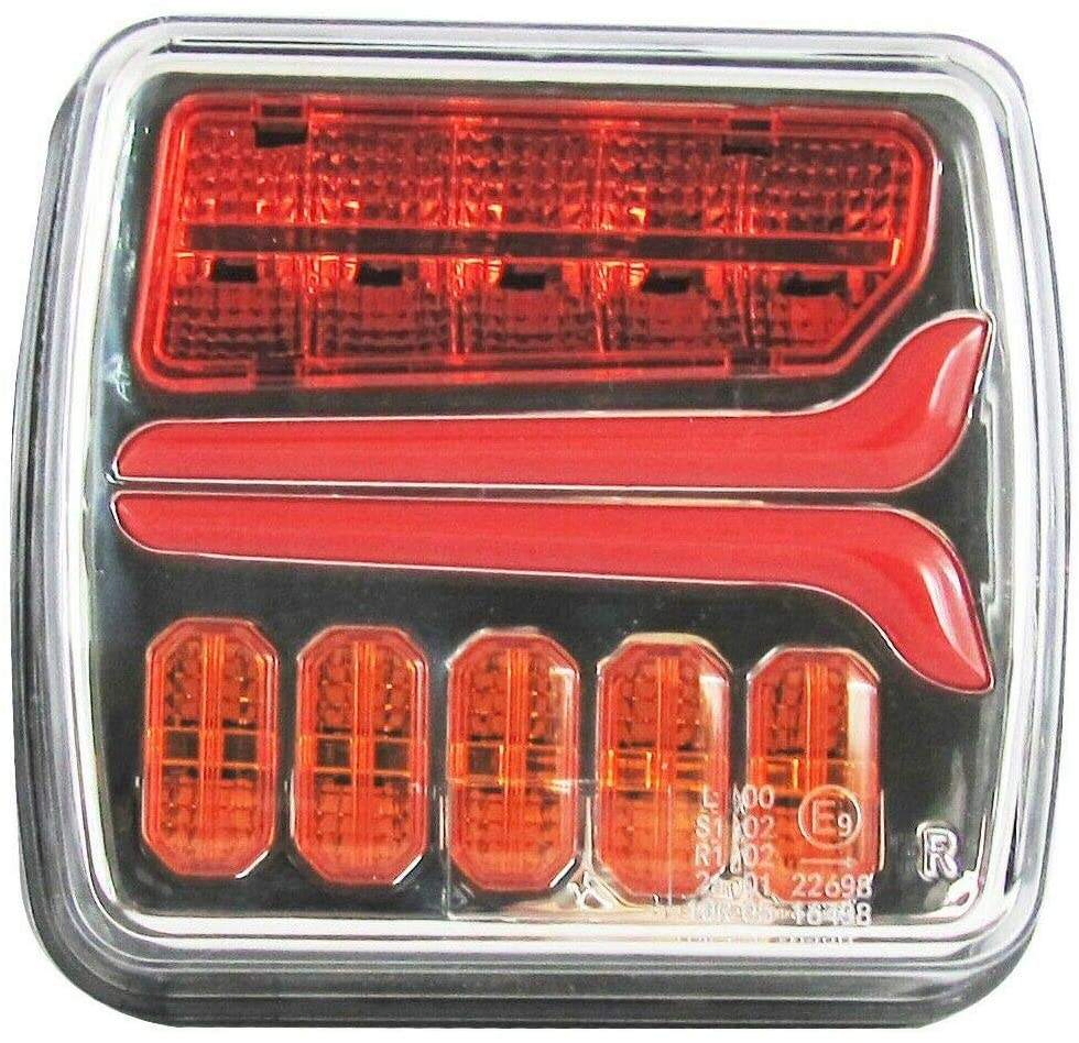 Европейские светодиодные габариты для прицепа и грузовика с магнитным креплением и беспроводным пультом