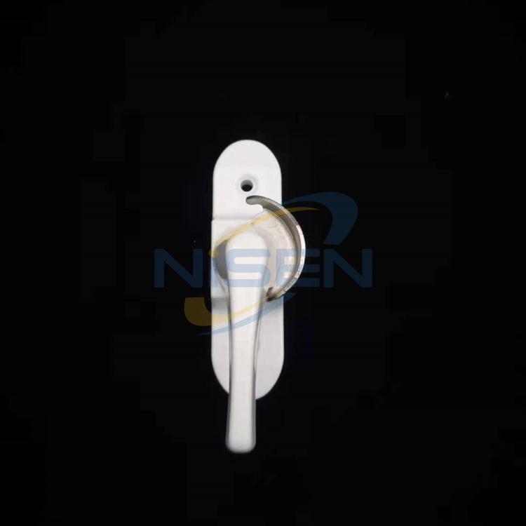 UPVC Window Door Handle Crescent Lock Sliding Window Moon Lock Hardware Accessories Aluminum Zinc Material Nisen Cl02