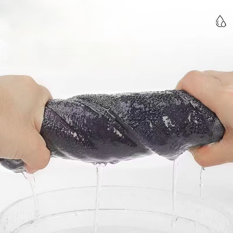 Car Wash Towel, Car Wiping Cloth, Double-Sided Thickened Water Absorbing, Seamless, Large Car Interior Cleaning Cloth, No Shedding of Hair