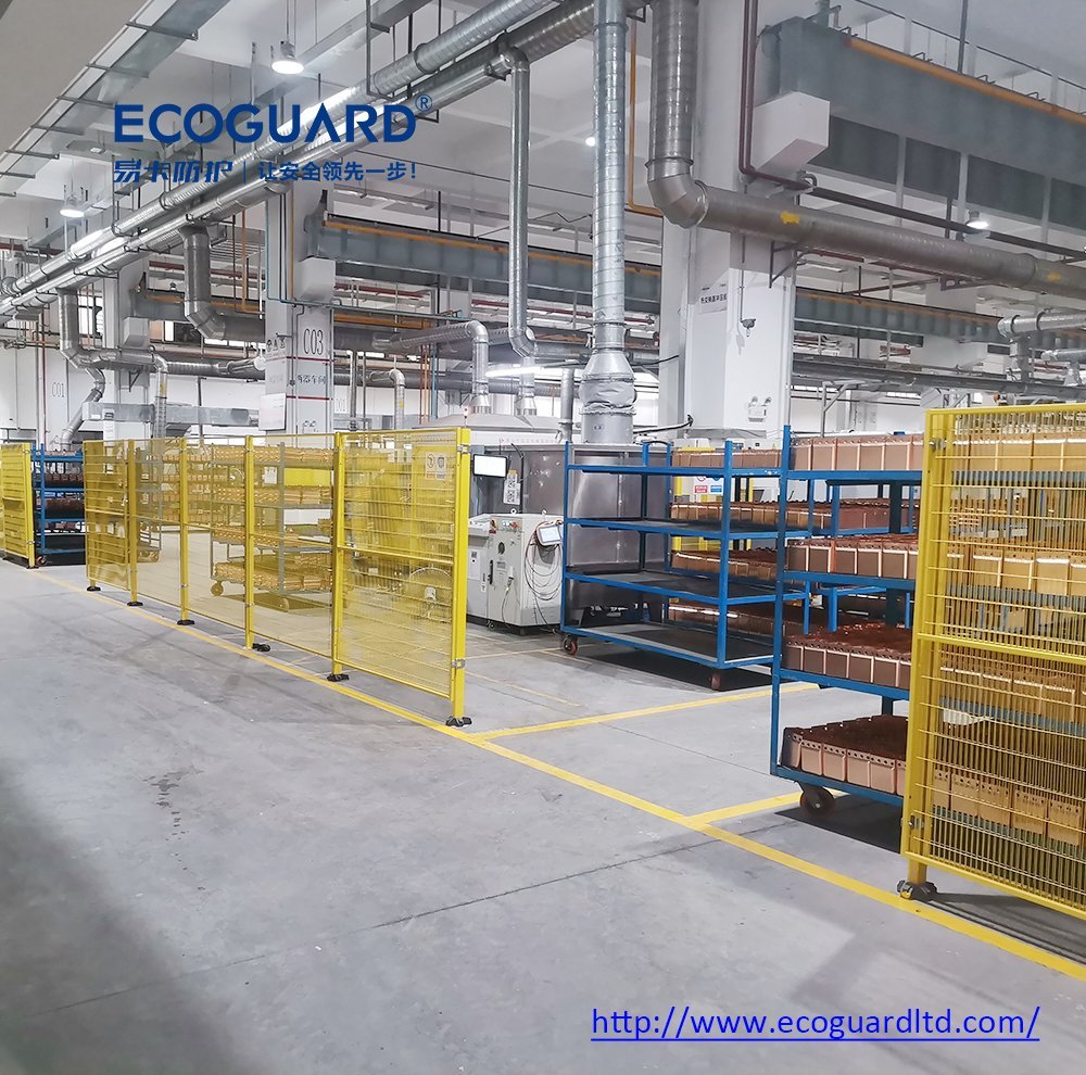 Industrial Heavy-Duty Steel Machine Safety Guarding Fence System