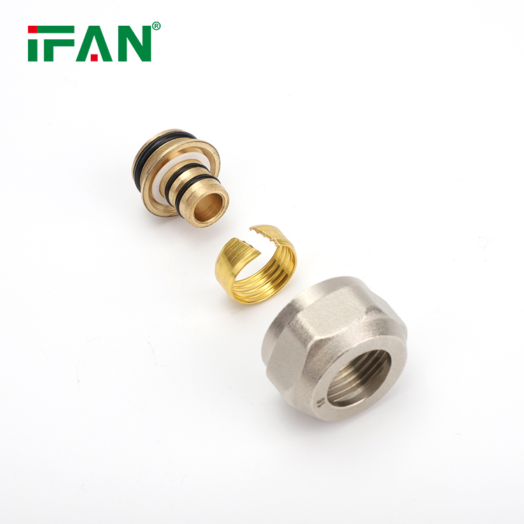 Ifan Long Service Life Quick Coupler Connector Adapter AC HVAC Brass Manifold Eurocone Adapter
