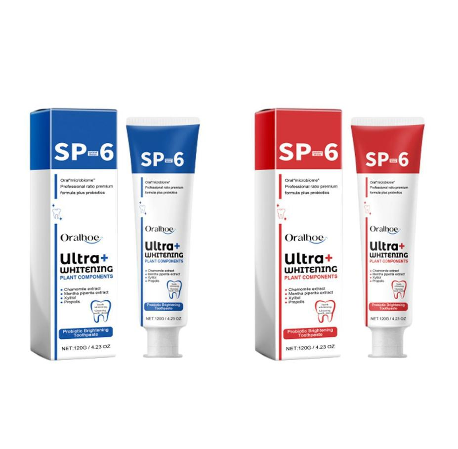 Отбеливающая зубная паста SP-6 Probiotic, 120г
