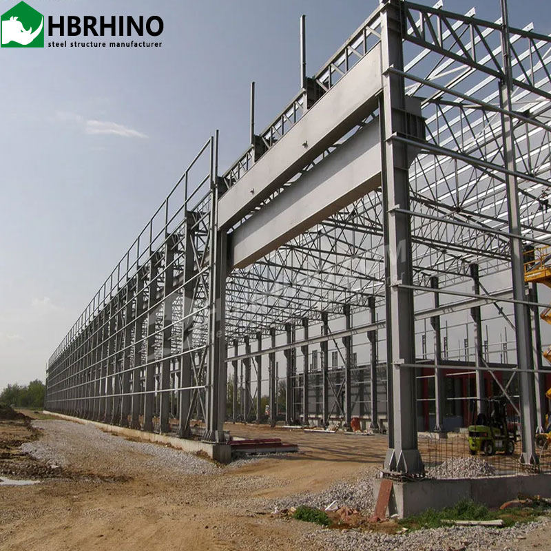 China Best Material Steel Structure Prefabricated Car Garage Warehouse Sale Steel Structure Buliding Grid Steel Structure Warehouse Factory