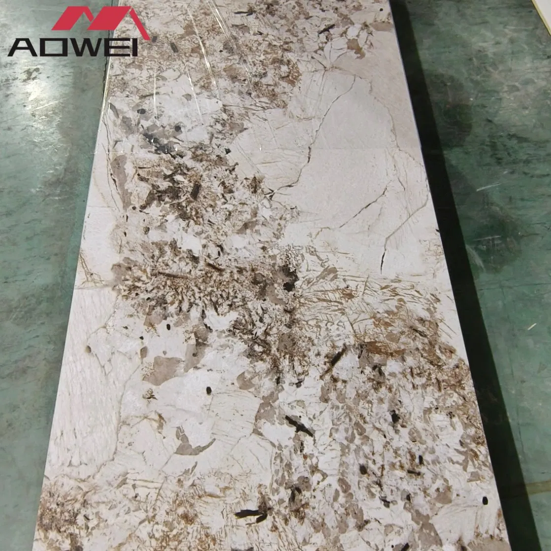 Waterproof Decoration Material WPC PVC Marble Sheet Wall Panels for Home Siding