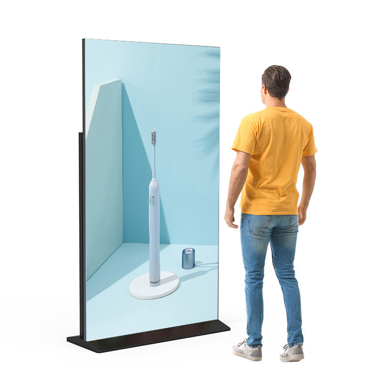 Innovative Indoor Advertising Totem with Interactive Touch Screen