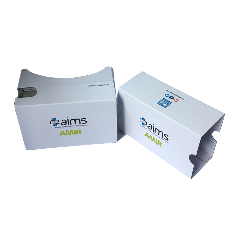 Custom Logo Cartoon 3D VR Video Game VR Headsets Viewer Promotion Item 3D Branded Cardboard VR Glasses Video Glasses