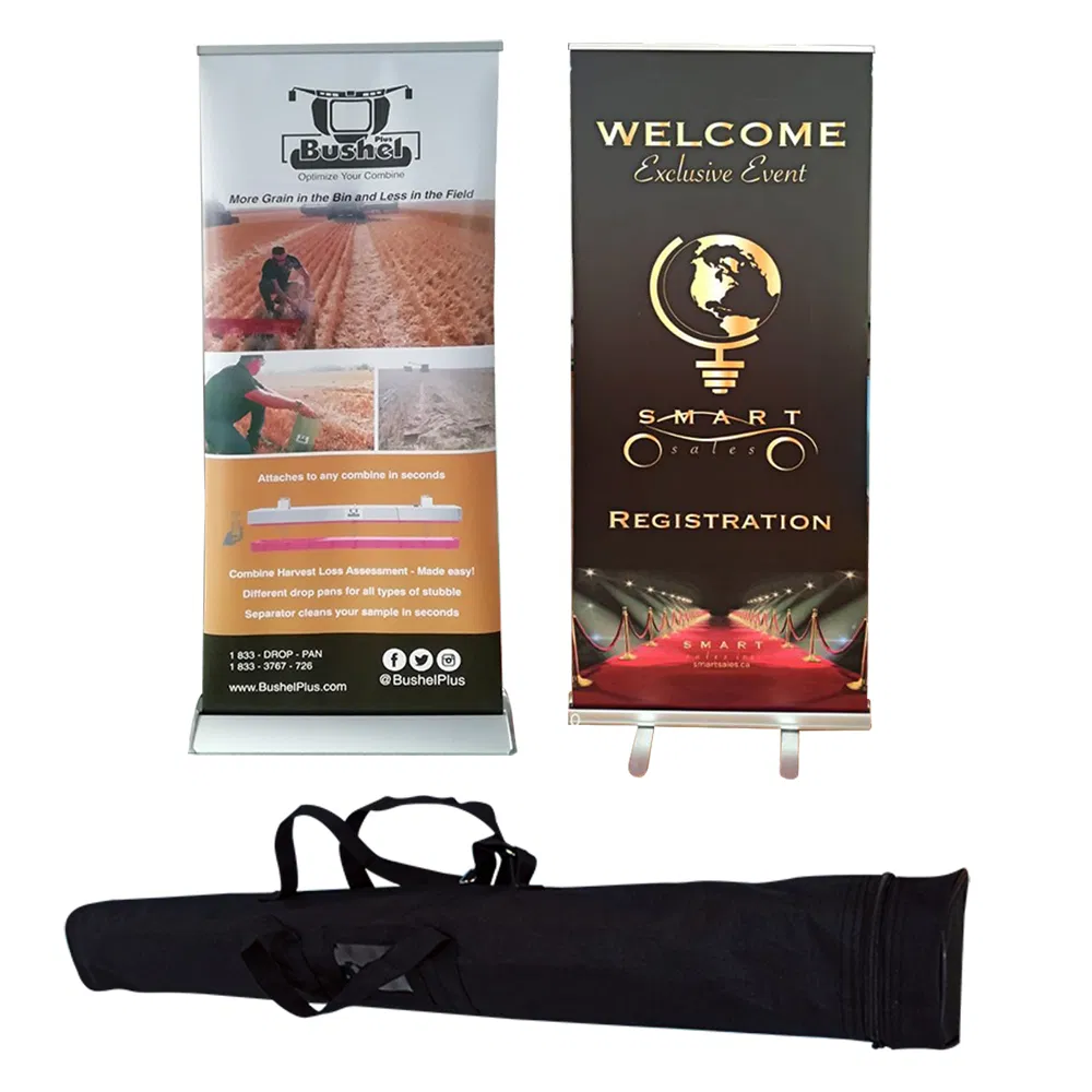 Cheap 85X200 Roll up Banner Stand Standee Aluminum