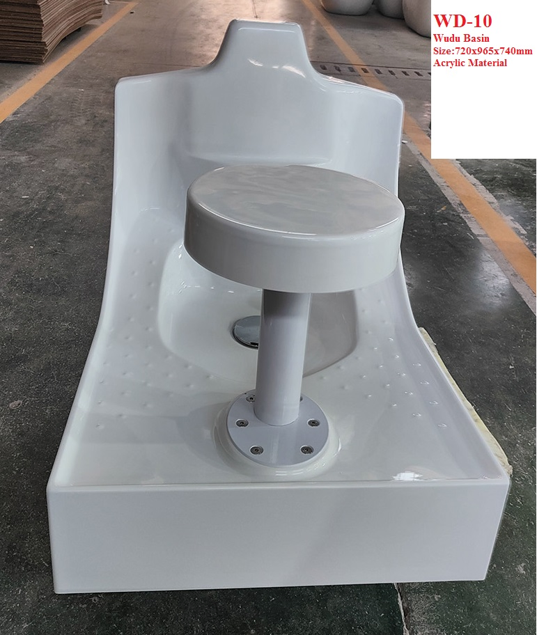 Раковина для вуду WD-10 с табуретом, акриловая