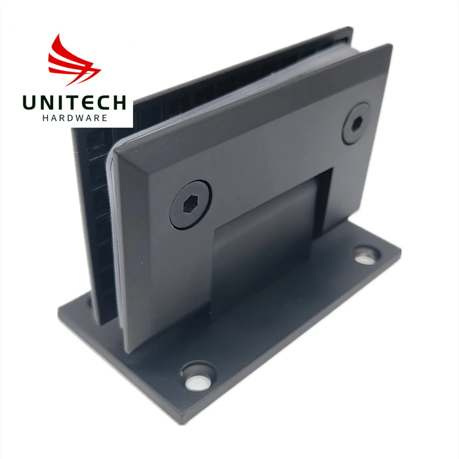 Black Color Stainless Steel Cabinet Shower Door Hinge Wall to Glass Clamp