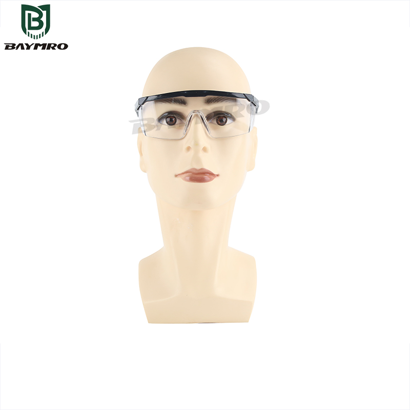 Clear Scratch Resistant Wrap-Around Lenses Side Shields Impact-Resistant Glasses En166