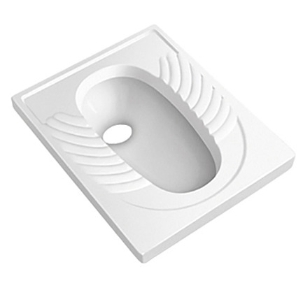 Ceramic Save Place Durable Standard Size Squatting Pan Toilet Bathroom Sanitary Ware Squatting Pan