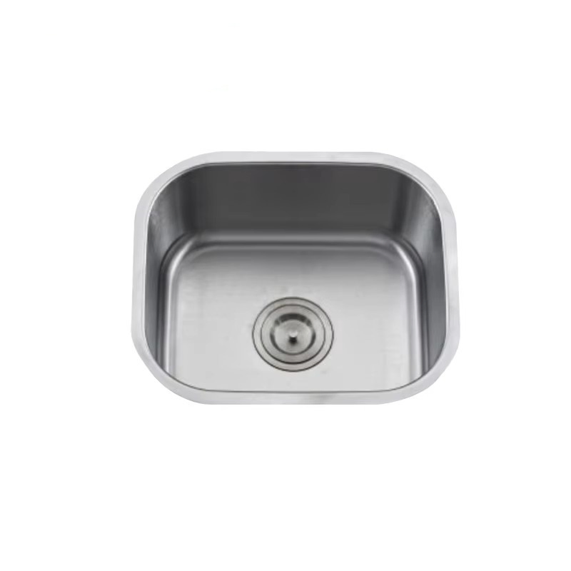 Custom Under Mount Stainless Steel Sink Single Bowl Wash Vegetable Sink Hotel Kitchen Sink