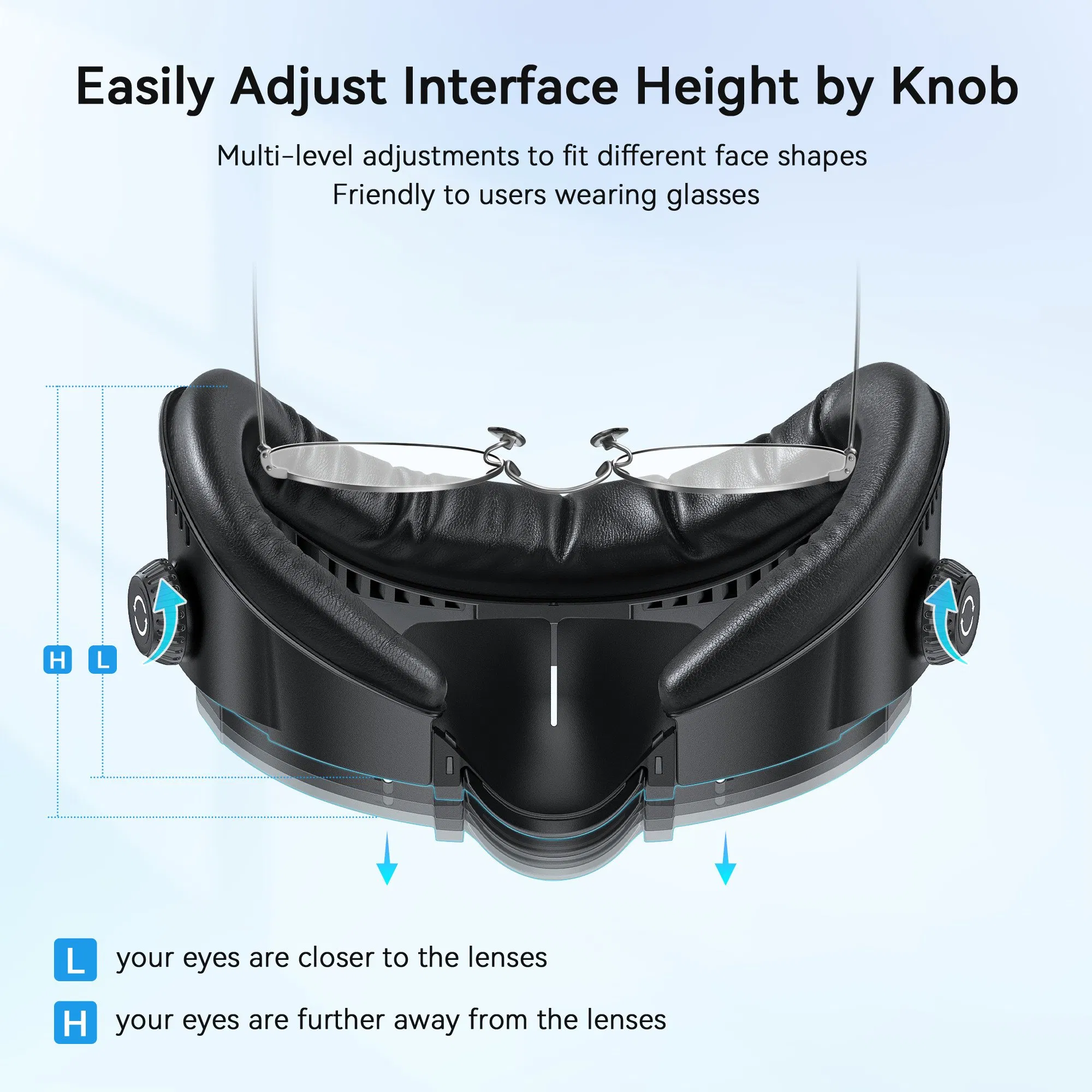 AMVR FC4 Регулируемая лицевая панель для Meta Quest 3