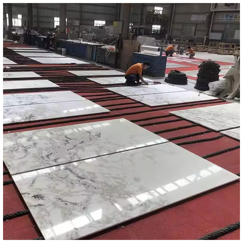Exotic Dover White Quartzite Floor and Wall Polished Tiles