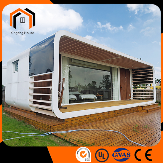 Custom Modular Residential Garden Pods Luxury Camping Pods Container Residential Apple Cabin