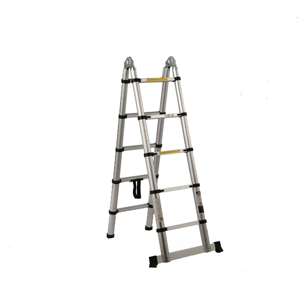Compact 13 Step High Quality 3.8m Length Single Straight Aluminum Telescopic Ladders