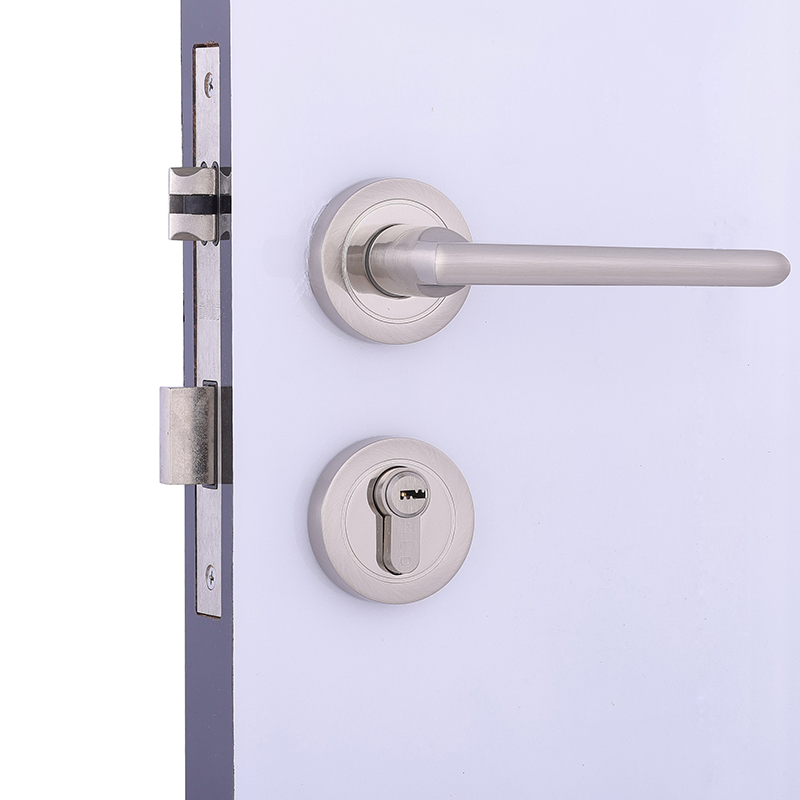 Manufacturer Modern Door Handle Solid Stainless Steel Bedroom Door Locks for Interior Doors
