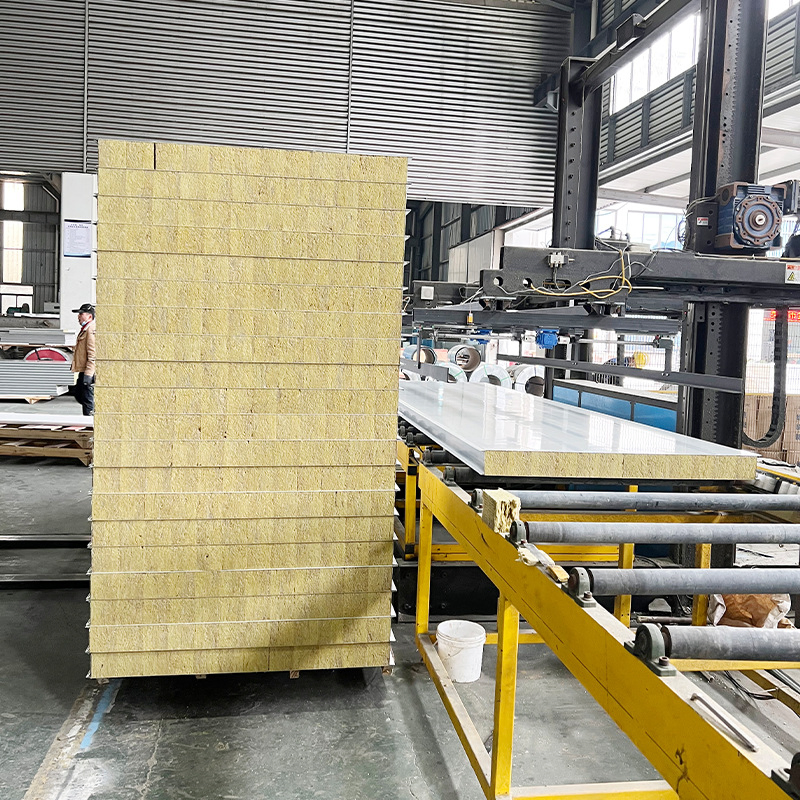 High Quality Thermal Insulation Fireproof EPS PU PIR Rock Wool Sandwich Panel