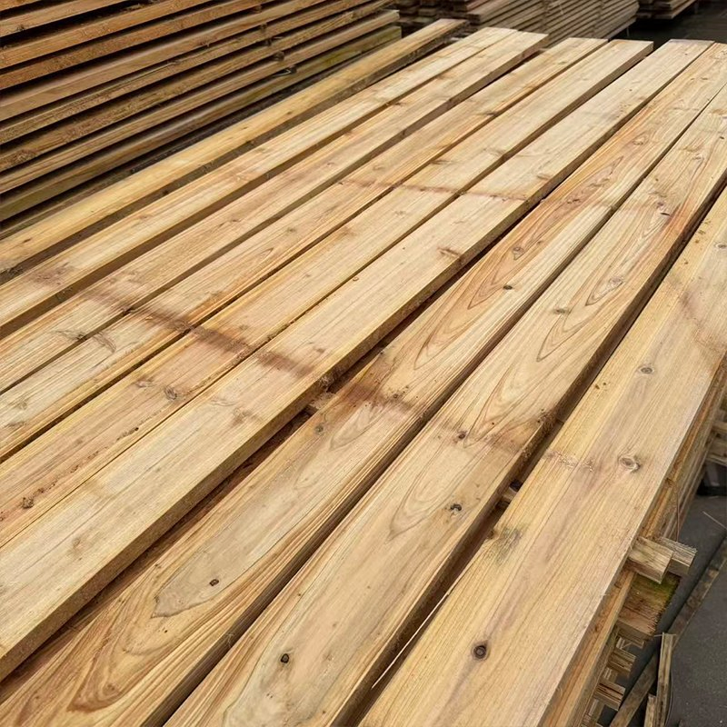 Durable Radiata Pine Wooden Pallet Components Solid Wood Board