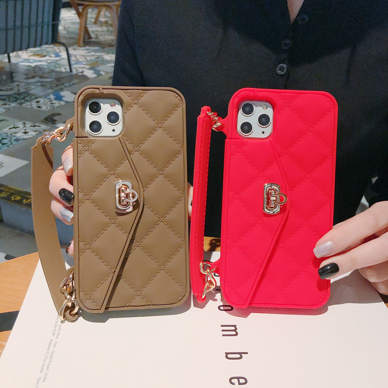 Силиконовый чехол-кошелёк для iPhone 15