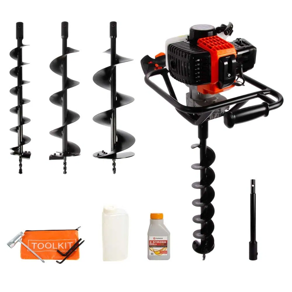 62cc Post Hole Digger Gasoline Ground Hole Drill Earth Auger (GD600C)