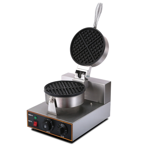 Hf-X5 Five Heart Stainless Steel Electric One Plate Waffle Maker with CE