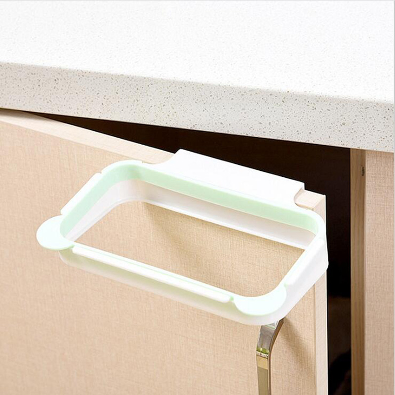 Kitchen Cabinet Door Bracket for Garbage Bag Trash Bag Hanger Can Be Hung Door Hanging Rack Garbage Bag Bracket Esg12185