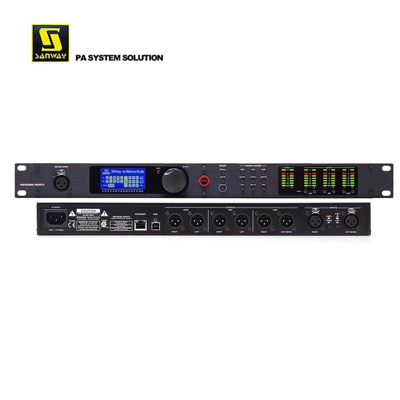 PA2 2in 6out Digital Signal Effect Speaker Processor