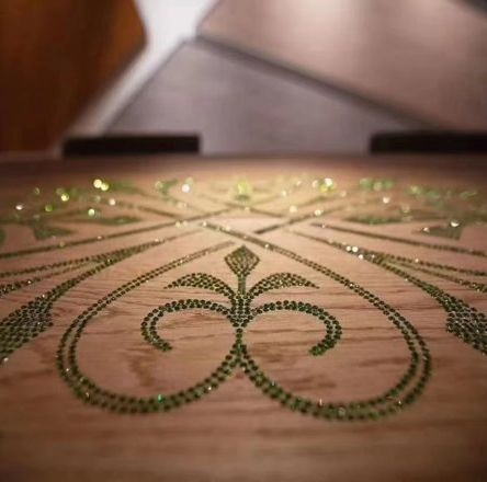 Economic Prices Natural Dark Gray Color Multilayer Solid Wood Smooth Mahogany Waterproof Parquet Floor