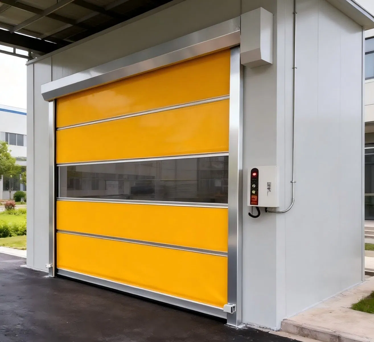 Factory Price Easy to Operate Automatic Door for Building Security Protection