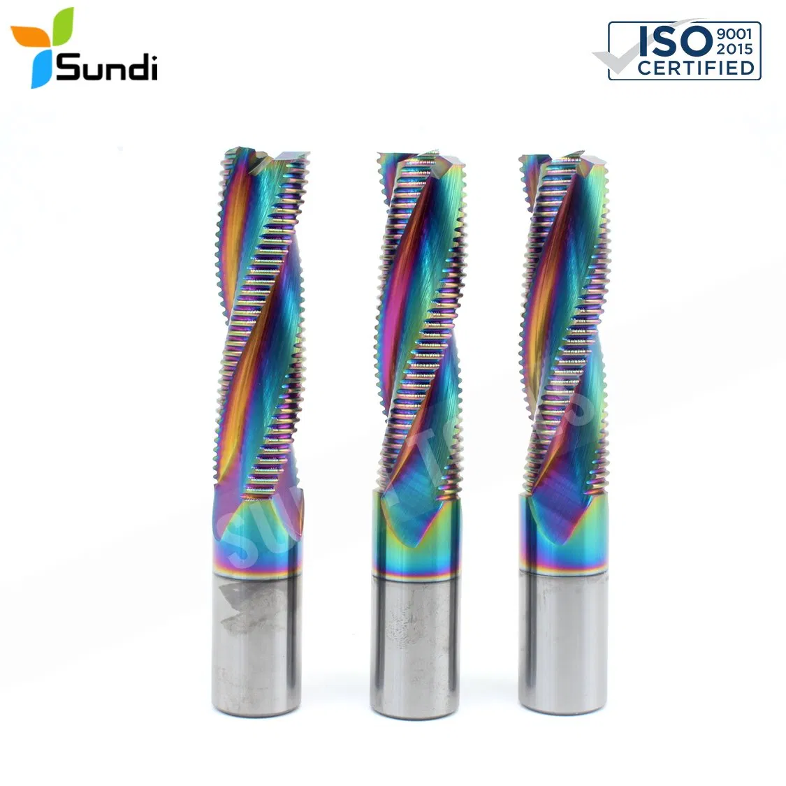 Sundi Special Precision-Made Professional Grade 3 Flute Dlc Coated Keyhole Cutter for for Long-Lasting Use