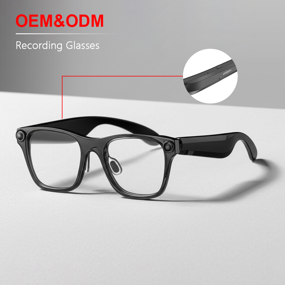 New Intelligent Wearable Headset 2000W Pixel Camera 1080P Video Bt Call Chat WiFi Translation Ai Smart Glasses for Men Women