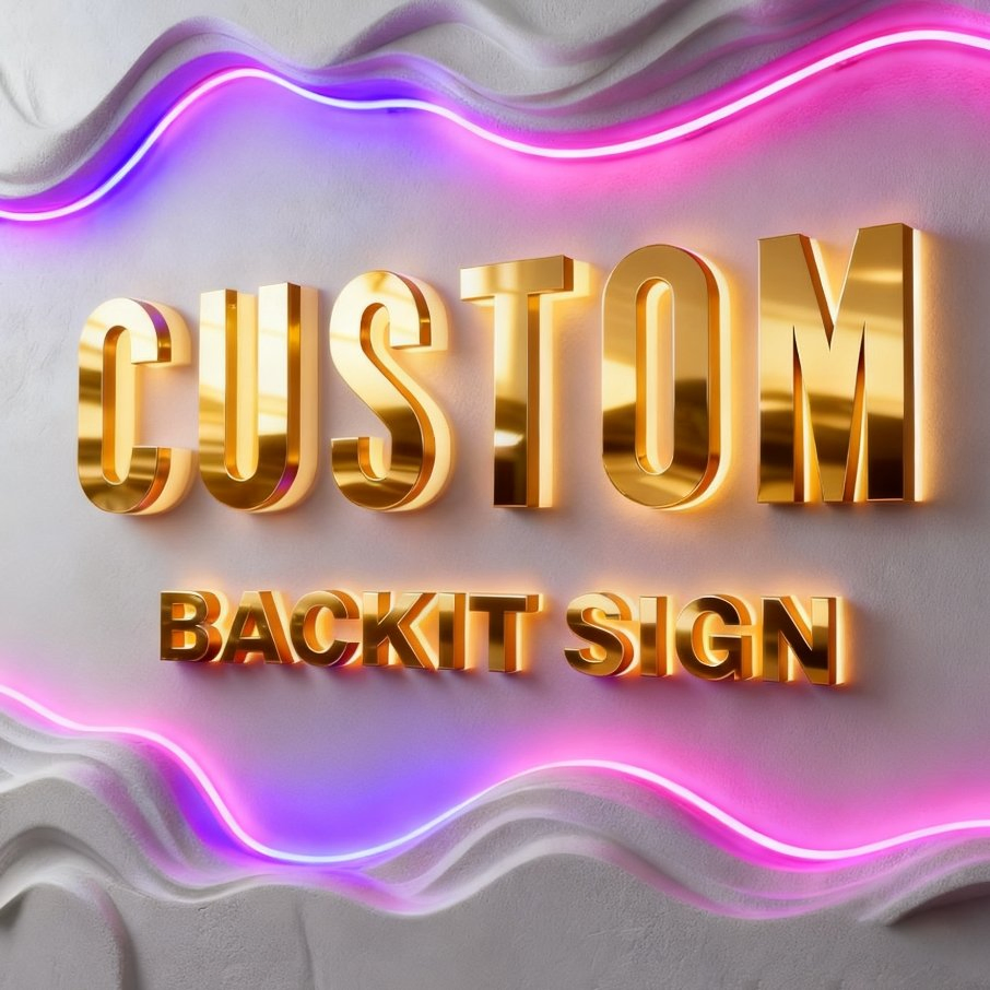 Custom Shop Advertising Backlit LED Sign Brand Logo Premium Illuminated 3D Letters