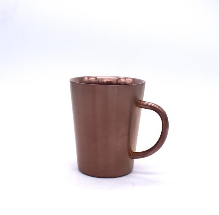 Медная кружка для кофе 12 oz, двойные стенки