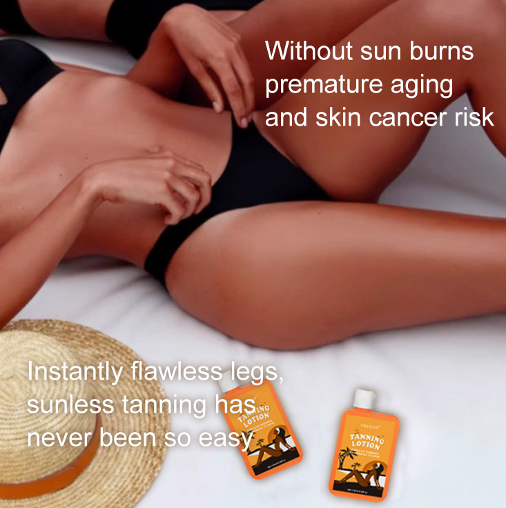 Wholesale Body Tanning Sunbed Cream Private Label Peptide Sun Tanning Lotion