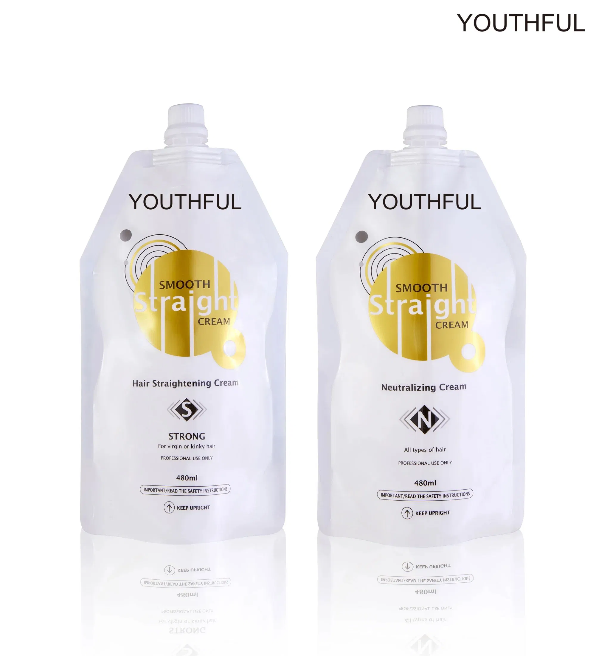 Youthful Hight Quality Hot Sale Hair Straightening Cream Styling Smoothing