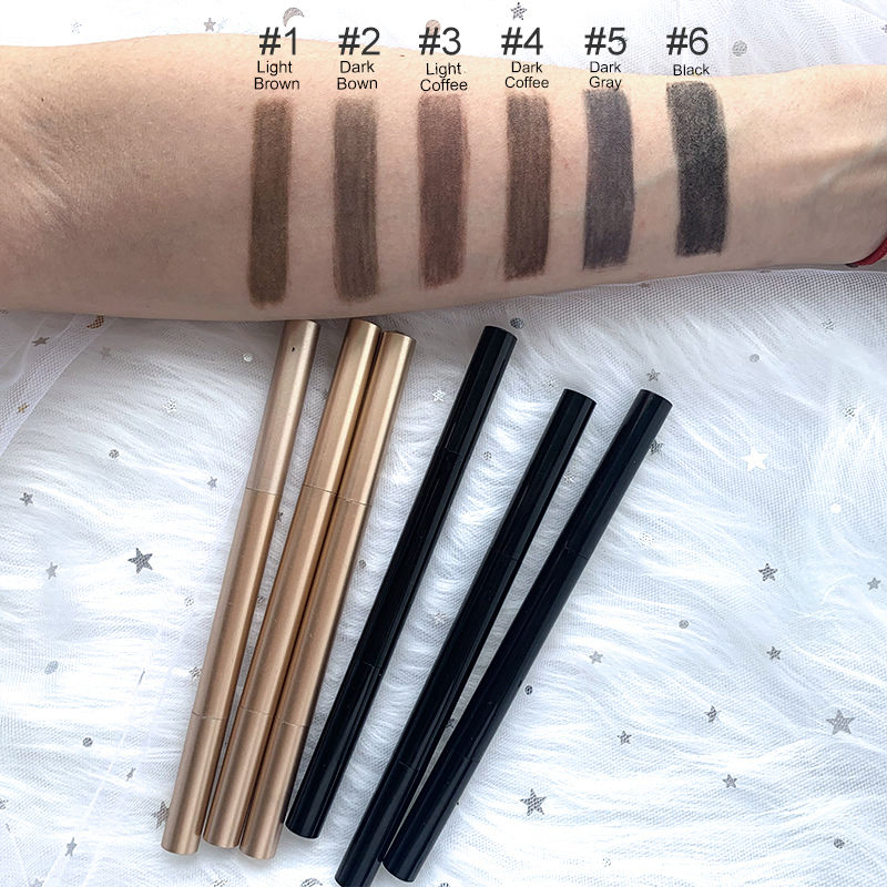 Cosmetics Two Sides for Sale Thin Waterproof Long Wear Eyebrow Pencil